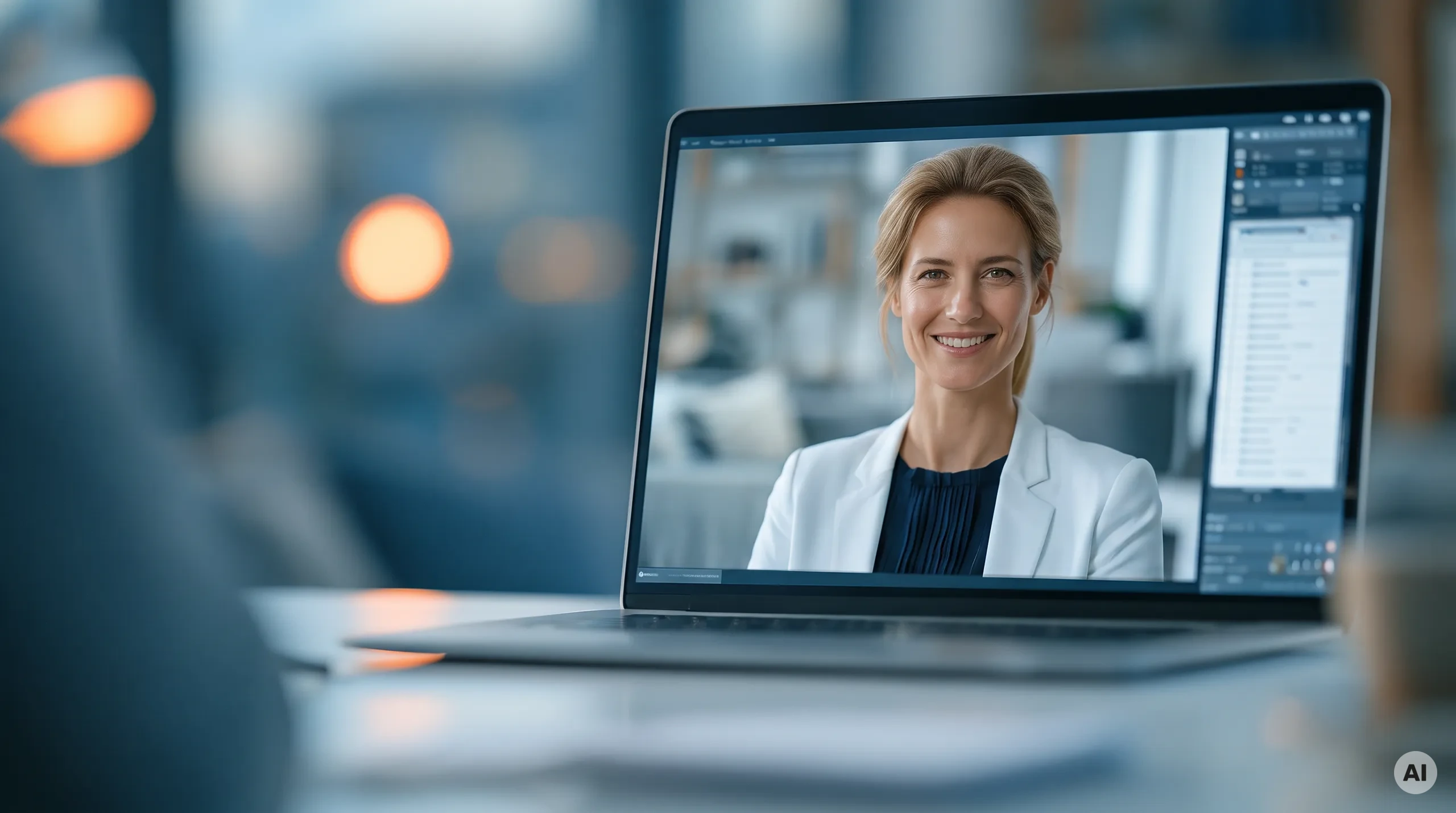 Ein Mitarbeiter eines Unternehmens absolviert eine  Onlineschulung von activeMind