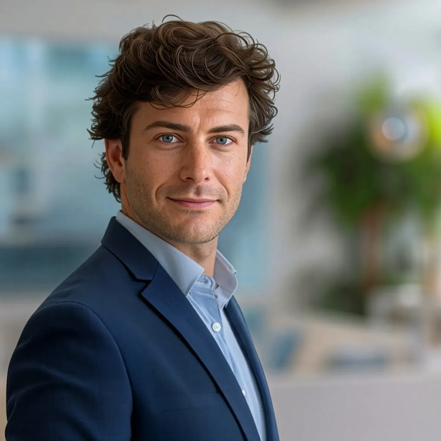 Ein externer Informationssicherheits-Beauftragter der activeMind AG steht in einem Unternehmen das er zu allen Fragen der Informationssicherheit berät