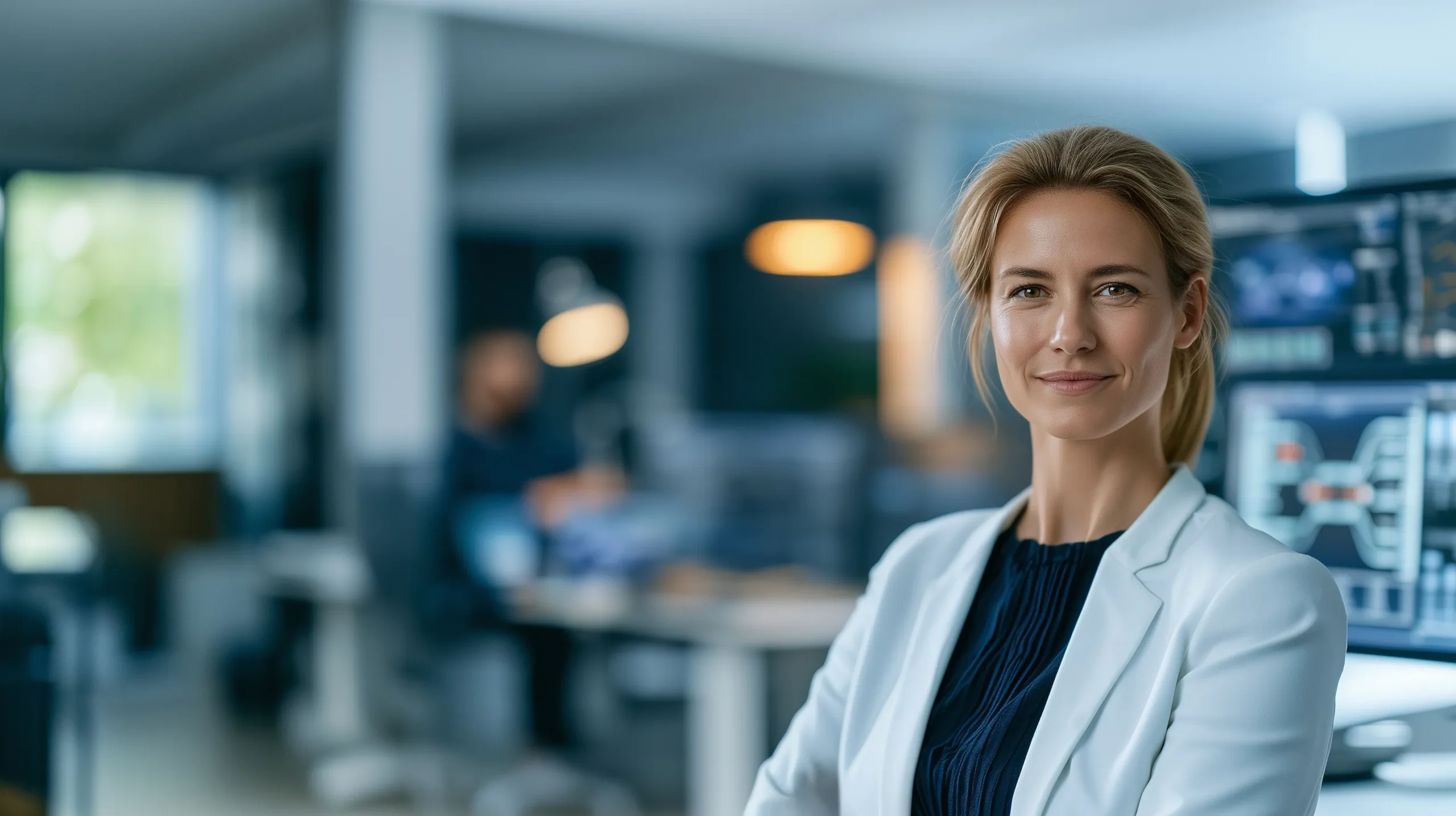 Eine Beraterin der activeMInd AG unterstützt ein Unternehmen bei der Compliance mit dem Cyber Resilience Act