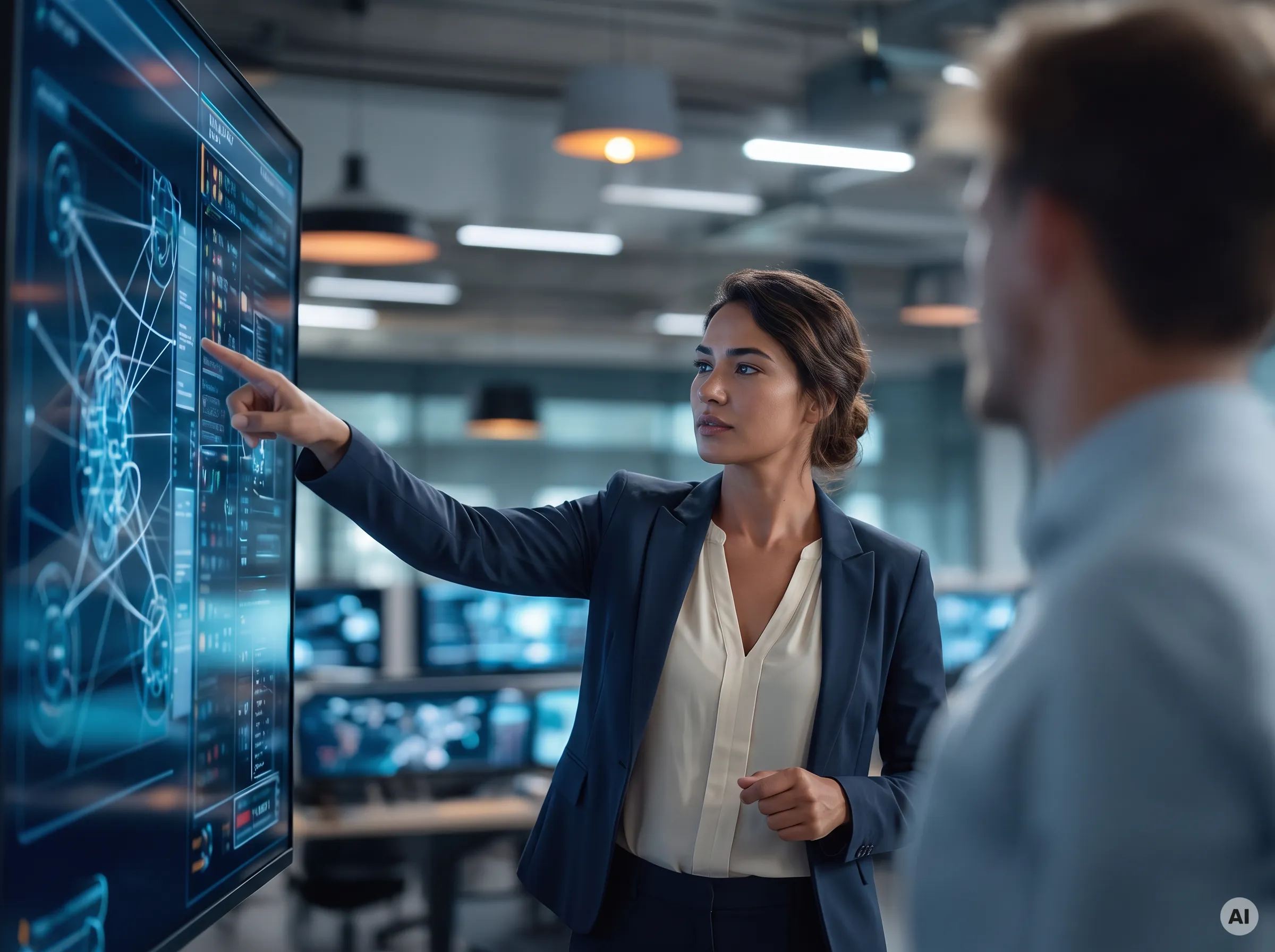 Berater der activeMind AG erarbeitet mit dem Betriebsingenieur die Cyber-Risikoanalyse nach IEC 62443-3-2