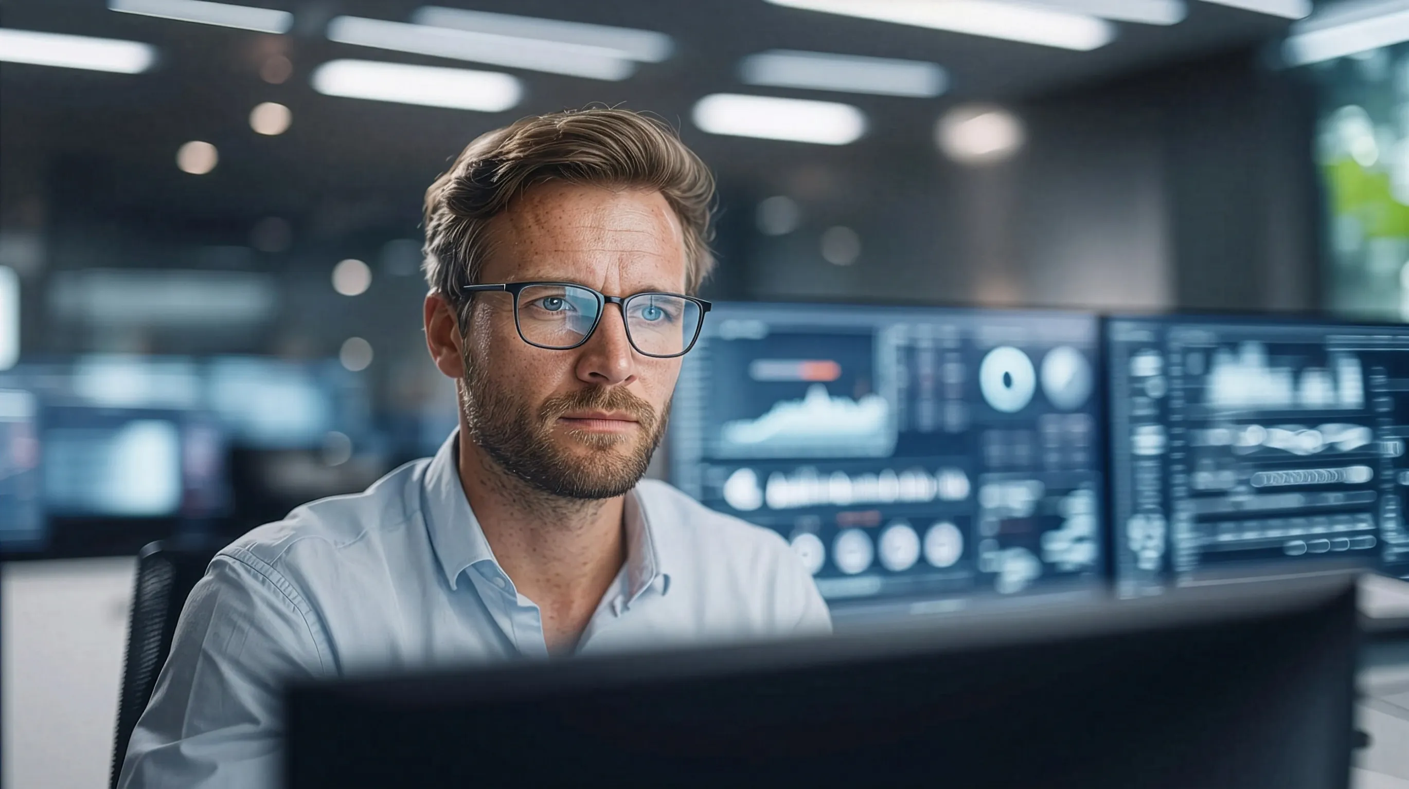 Der Mitarbeiter eines Unternehmens implementiert ein Managementsystem um die Vorgaben des CRA bei allen Produkten sicherzustellen